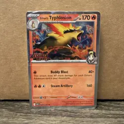 Pokemon SEALED Ethan’s Typhlosion 034/182 Destined Rivals Prerelease Pack - Image 1