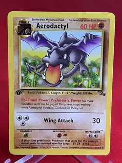Aerodactyl 16/62 Fossil 1st Edition Non-Holo - Pokemon 1999 WOTC⭐NM😱🔥 - Image 1