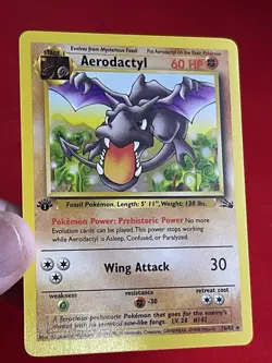 Aerodactyl 16/62 Fossil 1st Edition Non-Holo - Pokemon 1999 WOTC⭐NM😱🔥 - Image 3
