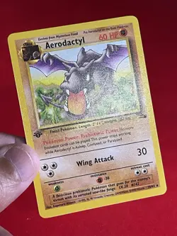 Aerodactyl 16/62 Fossil 1st Edition Non-Holo - Pokemon 1999 WOTC⭐NM😱🔥 - Image 5