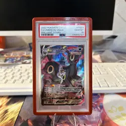 2022 POKEMON SWORD & SHIELD BRILLIANT STARS #TG23 FULL ART/UMBREON VMAX PSA 10 - Image 1
