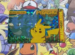 Pokemon Vintage Pocket Monsters Vending HOLO Prism Sticker 1999 Bandai Nintendo - Image 3