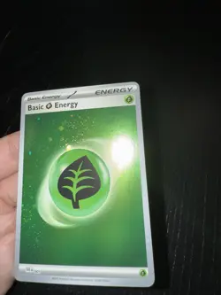 Basic Leaf Energy Cosmic Holo 3 SWIRL SVE 001 Pokemon 151 NM FAST SHIP A - Image 3