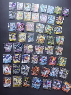 420 Lot Pokemon TCG Chinese RR Charizard Rayquaza Gengar Umbreon Pikachu j05 - Image 2