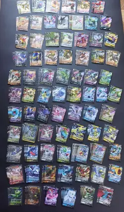 420 Lot Pokemon TCG Chinese RR Charizard Rayquaza Gengar Umbreon Pikachu j05 - Image 3