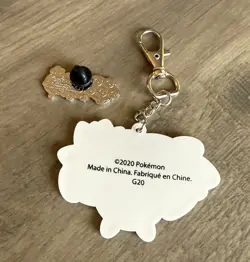 Pokemon "Small But Mighty" Cleffa Igglybuff Togepi Enamel Pin & Keychain - Image 3