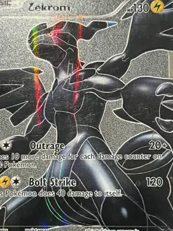 Pokemon TCG Zekrom 114/114 Black & White Holo Full Art Ultra Rare DMG - Image 4