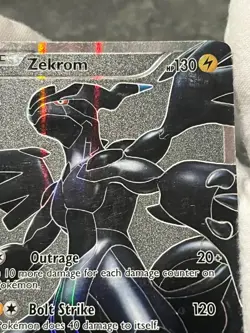 Pokemon TCG Zekrom 114/114 Black & White Holo Full Art Ultra Rare DMG - Image 5