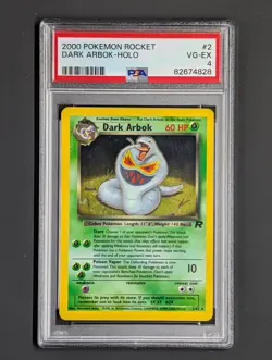 2000 POKEMON ROCKET DARK ARBOK-HOLO PSA 4 VG-EX 2/82 - Image 1