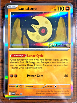 Lunatone Black Star Promo #004/4 - CGC MINT 9 - MEG Prerelease Promos - Pokemon - Image 2