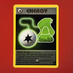 5-08-13 PWE pokemon unplayed 2000 team rocket 82/82 potion energy . (B) - Image 1