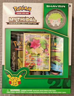 NEW Pokemon TCG: Mythical Collection - Generations - Shaymin - 20th Anniversary - Image 1