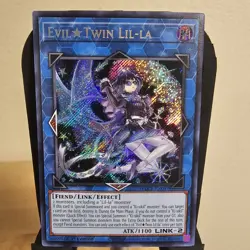 Yugioh - Evil Twin Lil La - BLCR-EN097 - Secret Rare - 1st Edition - Near Mint - Image 1