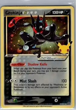 Greninja Gold Star SWSH144 SWSH: Sword & Shield Promo Cards - Pokemon Card - NM - Image 1