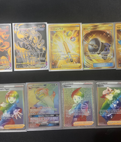 pokemon rainbow rare and gold lot! NO RESERVE PRICE! ALL CARDS NEAR MINT!! - Image 3