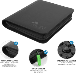 Toploader Binder, Trading Card Binder Storage,128 4 Pocket Top Loader Pokemon - Image 3