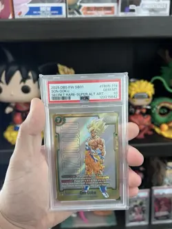 2025 DRAGON BALL SUPER CARD FUSION WORLD MANGA #FB05-119 SON GOKU S.R PSA 10 - Image 1