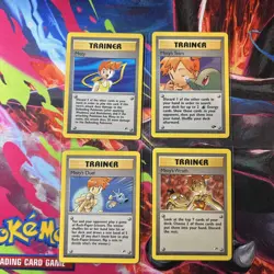 Pokemon cards, 4 (four) Misty trainer cards from WOTC 123,114,102,118/132 - Image 1