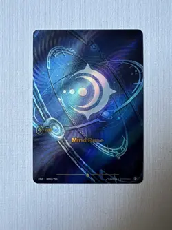 Mind Rune OGN 089a/298 Alternate Art Riftbound TCG Card - Image 1