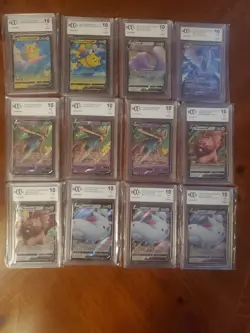 Pokemon Lot 12 BCCG Graded Cards (Grade 10) - Image 1