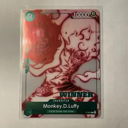 Monkey.D.Luffy (Deck Battle) [Winner] P-061 One Piece Promo Cards Foil English - Image 1