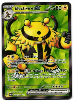 Electivire ex 212/182 - Destined Rivals Ultra Rare Pokemon TCG - NM Card - Image 1