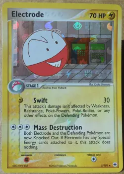 Electrode 5/101 Rare Reverse Holo Hidden Legends Set Pokemon Card NM - Image 2