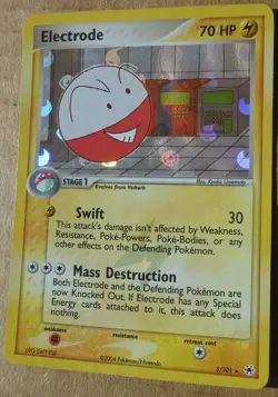 Electrode 5/101 Rare Reverse Holo Hidden Legends Set Pokemon Card NM - Image 5