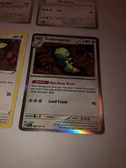 Lot Of 6 Dunsparce and Dudunsparce Pokemon Cards - Image 2