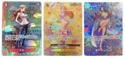ONE PIECE Nami R Boa Hancock SP OP01-016 OP07-051 OP08-106 3 Card Japanese - Image 1