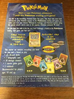 POKEMON TRADING CARD GAME 2 PLAYER STARTER SET Nintendo Pikachu w/ Box 742818060479 - Image 2