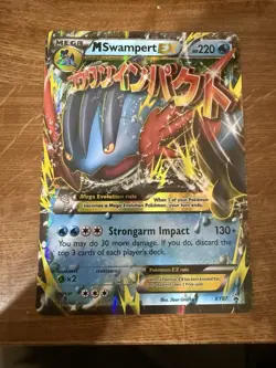 M Swampert EX XY87 Holo Promo Card - Image 1