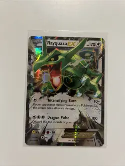 Pokemon TCG Rayquaza EX Ultra Rare Card 75/108 XY: Roaring Skies - Image 1