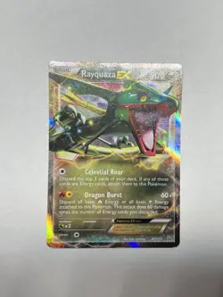 Pokemon TCG Rayquaza EX Ultra Rare Card 85/124 Dragons Exalted - Image 1