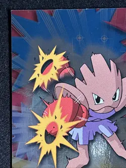 Hitmonchan Topps Chrome #107 Pokemon Card - Image 2
