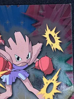 Hitmonchan Topps Chrome #107 Pokemon Card - Image 3