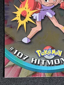 Hitmonchan Topps Chrome #107 Pokemon Card - Image 5
