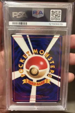 PSA 9 Pikachu Japanese Base Set Basic 1996 P.M. Pokemon Mint 9 Graded Card #25 - Image 2