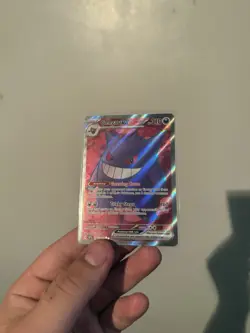 Pokemon Gengar EX TCG Full Art Ultra Rare Holo Card 193/162 Temporal Forces - Image 1