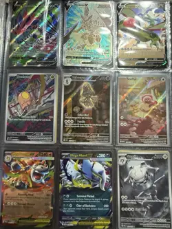 Pokemon Collection Mixed Lot of Cards w/ Binder - Image 2