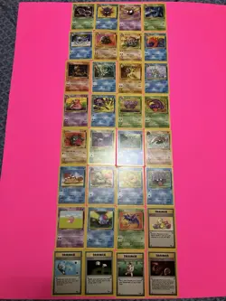 32/62 1999 Pokemon Fossil Collection Includes All Uncommon & Common Cards-NM-HP - Image 1