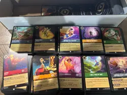 Disney Lorcana Cards Bulk Lot 1,000 Cards Mixed Cards Random Card Lot TCG - Image 1