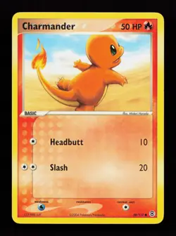 Charmander 58/112 Common FireRed & LeafGreen Pokemon Card - Image 1