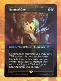 MTG Foil Borderless Haunted One Secret Lair: PlayStation X The Last of Us Part I - Image 1