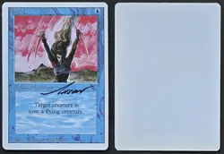 SIGNED MtG Magic Anson Maddocks _ Revised _ Artist Proof _ FLIGHT _ 1/100! - Image 1