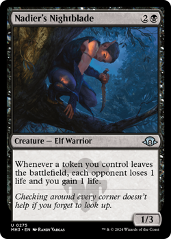 Nadier's Nightblade [Modern Horizons 3] - Image 1