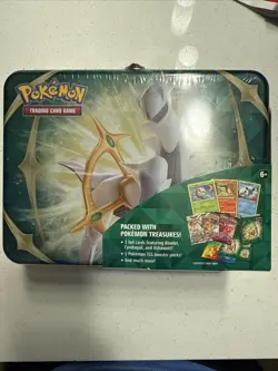 Pokemon TCG Arceus Spring 2022 Collectors Chest Lunch Box Tin Sealed 5 Packs - Image 1