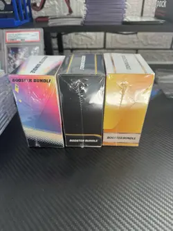 Prismatic Evo, Mega Evo, Surging Sparks Booster Bundle Lot of 3 Pokemon Sealed - Image 2