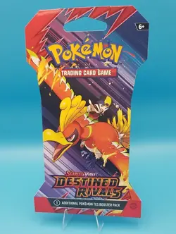 Pokemon TCG Destined Rivals Sleeved Booster Pack Factory Sealed New - Image 1