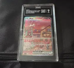 2023 POKEMON SVP EN-SV BLACK STAR PROMO 151 ULTRA-PREM COLL #053 MEW EX TAG 9 - Image 1